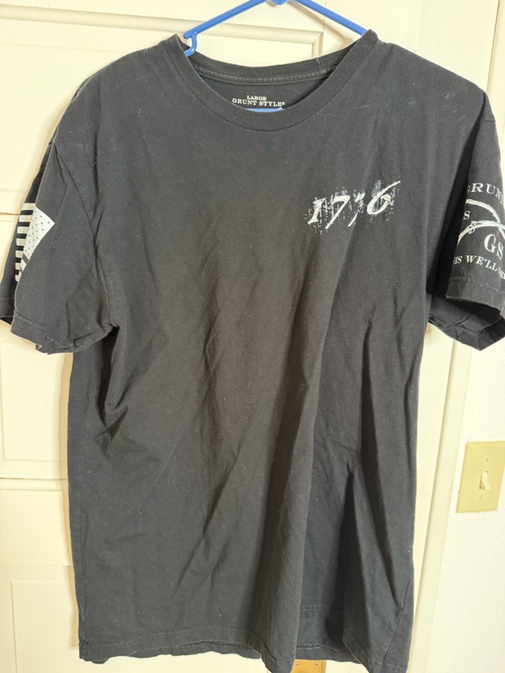 Grunt Style Black 1776 Short Sleeve Tee